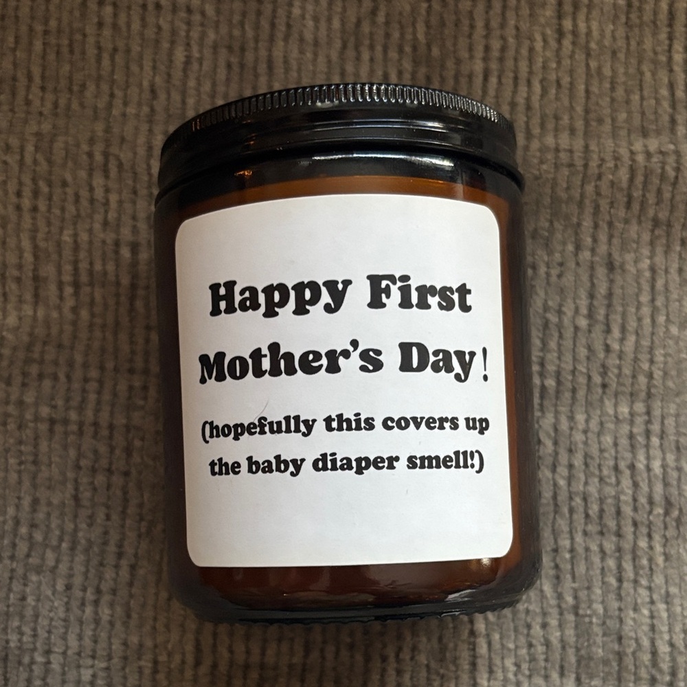 Happy First Mother's Day Candle